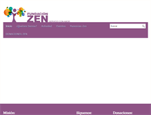 Tablet Screenshot of lafundacionzen.org